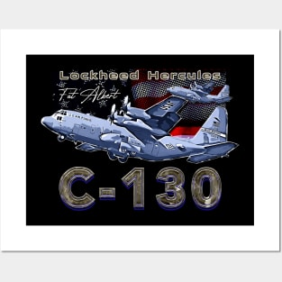 Lockheed C-130 Hercules Us Air Force Military Aircraft Posters and Art